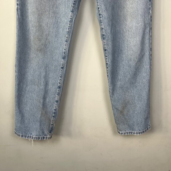 Vintage Calvin Klein Jean Light Wash Easy Fit Jean Men's Sz. 14x32 Flawed - Picture 8 of 11